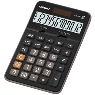 公司貨【阿筆文具】CASIO大螢幕桌上型商業用12位數計算機AX-12B