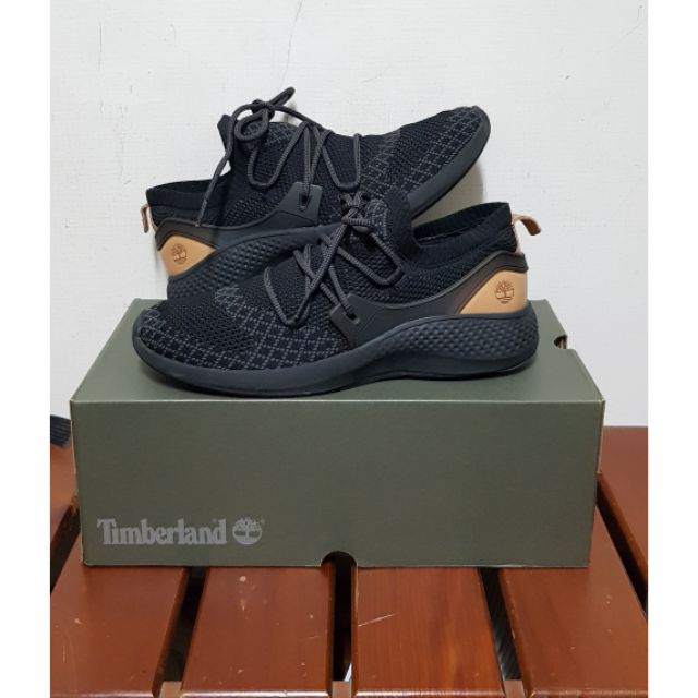 《9.9近全新》Timberland黑色休閒運動鞋/US 9
