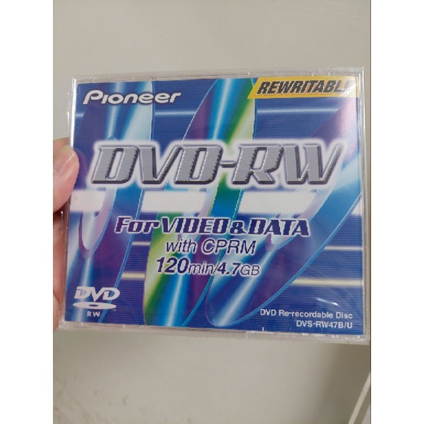 PIONEER 日本製 DVD-RW 1-2X 4.7GB 120MIN CPRM