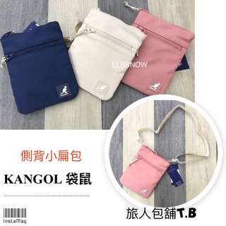 KANGOL 袋鼠 文青系側背小扁包 側背小包 潮流休閒小包 側揹包 潮流包 女生包包 尼龍側揹包 側背小包 (現貨)