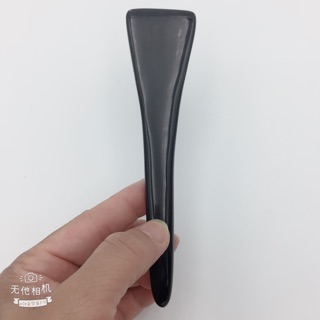 《96揪樂樂》現貨/黑牛角/牛角按摩棒/T形美容筆 刮痧 養生 按摩板 美體 美容 不鏽鋼刮痧按摩器 艾草薰香