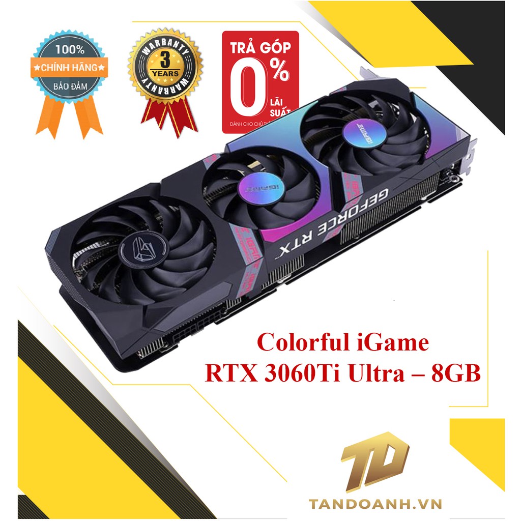 彩色 iGame GeForce RTX 3060Ti 超顯卡 - 8GB