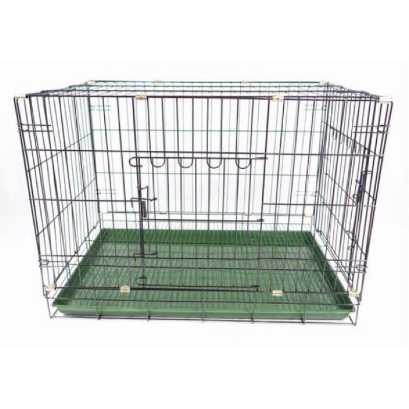 台灣製3尺鐵籠/折疊式靜電粉體烤漆籠（狗籠、貓籠、寵物籠、兔籠）