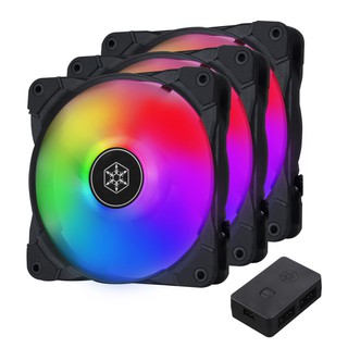 光華CUMA散熱精品*SILVERSTONE 銀欣 AB120I-ARGB-3PK 三合一ARGB風扇組 附控制器~現貨