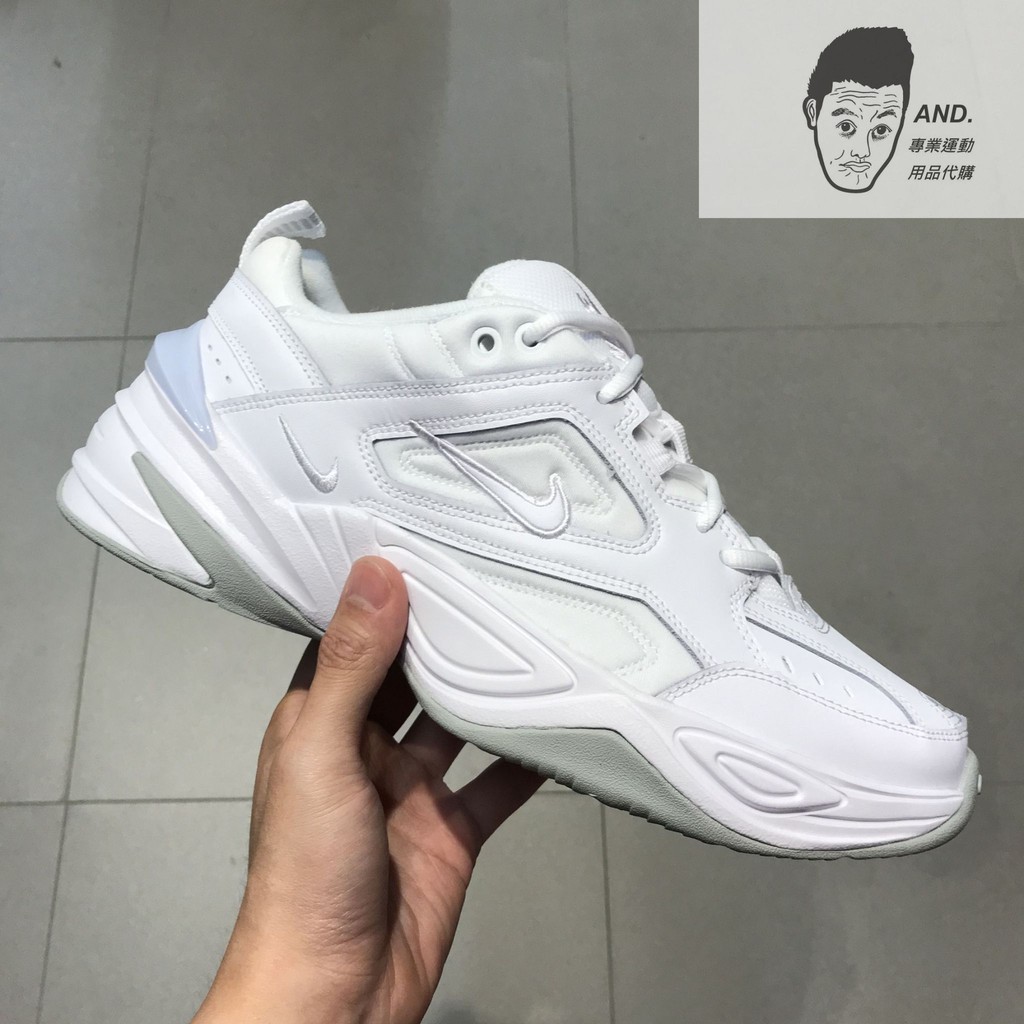 【AND.】NIKE M2K TEKNO 全白 休閒 慢跑 復古 穿搭 老爹鞋 皮革 男女款 AV4789-101