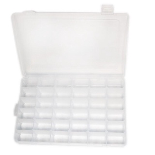 塑膠分格盒36格 透明塑膠收納盒 分類盒 整理盒 可拆透明分格盒 零件盒【DG426】