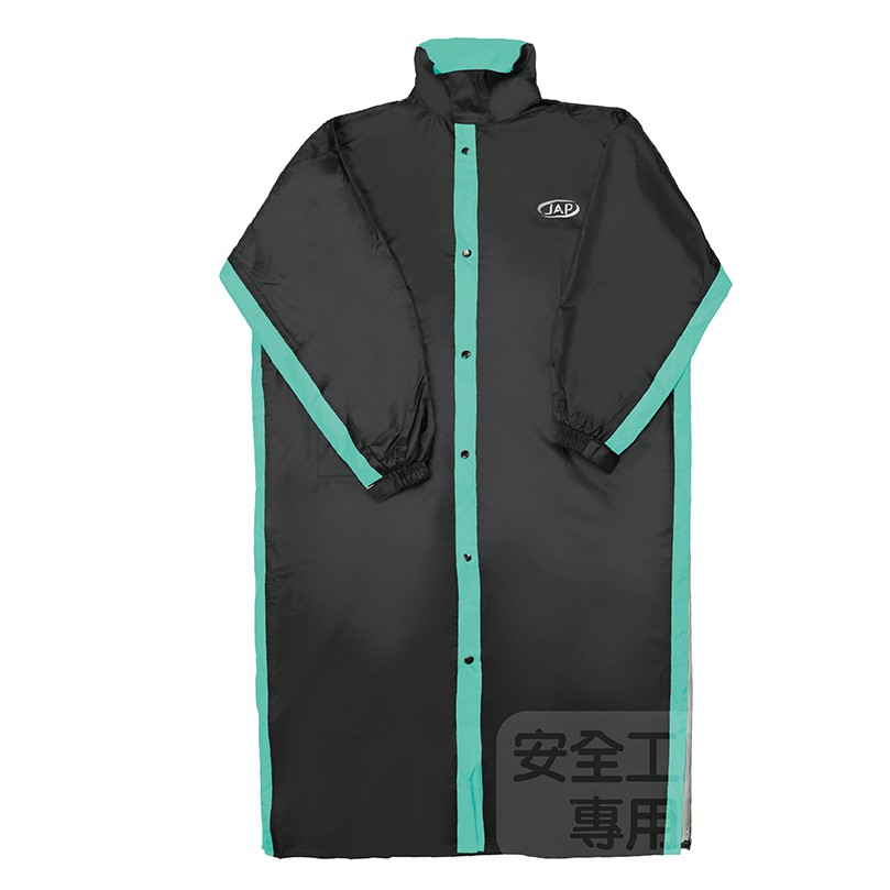 YW-R311 黑綠 一件式雨衣 透氣超輕量羽量化 側開雨衣 後背包專用 JAP