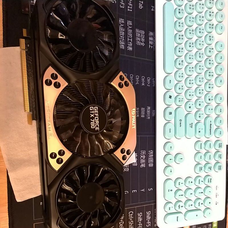 PALIT GTX780 3G DDR5 昔日王者 中的王 效能勝過GTX1650