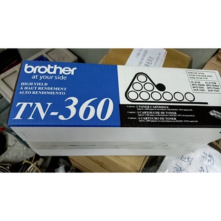 Brother TN-360 原廠黑色碳粉匣全新品