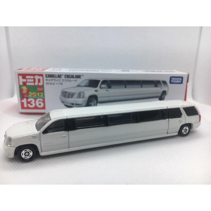 Tomica no.136 稀有 新車貼 收藏品 長車 稀少