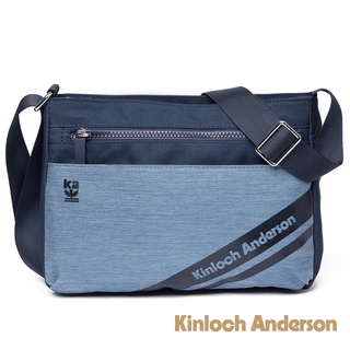 【Kinloch Anderson】Even拉鍊方形側背包 深藍