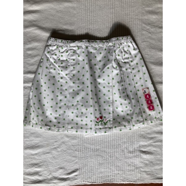特價‼️GYMBOREE 4歲女童綠色點點百褶短褲裙 清新可愛風🌱