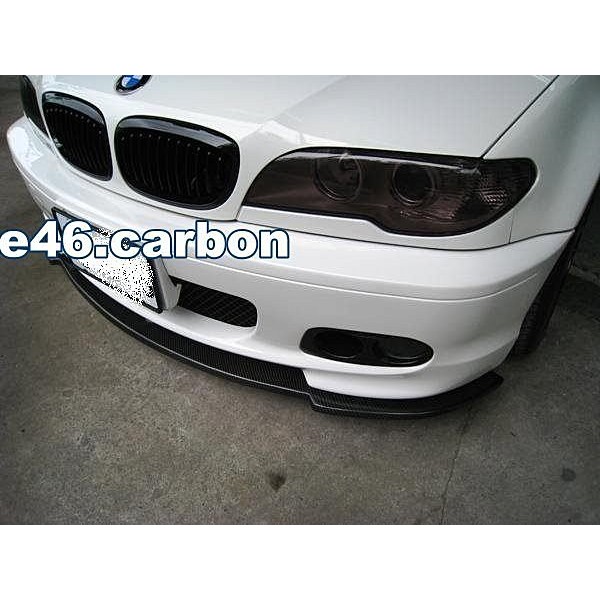 BMW E46 M-TECH 2 前保桿專用 碳纖維 平板前下巴 全台獨賣 !