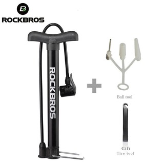 Rockbros 120/130PSI 合金自行車打氣筒 Presta Schrader AV FV Mini MTB