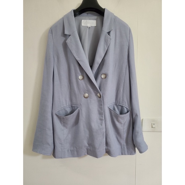 ‼️工作室整理便宜賣‼️【二手】JILL STUART 淡藍色女性西裝外套