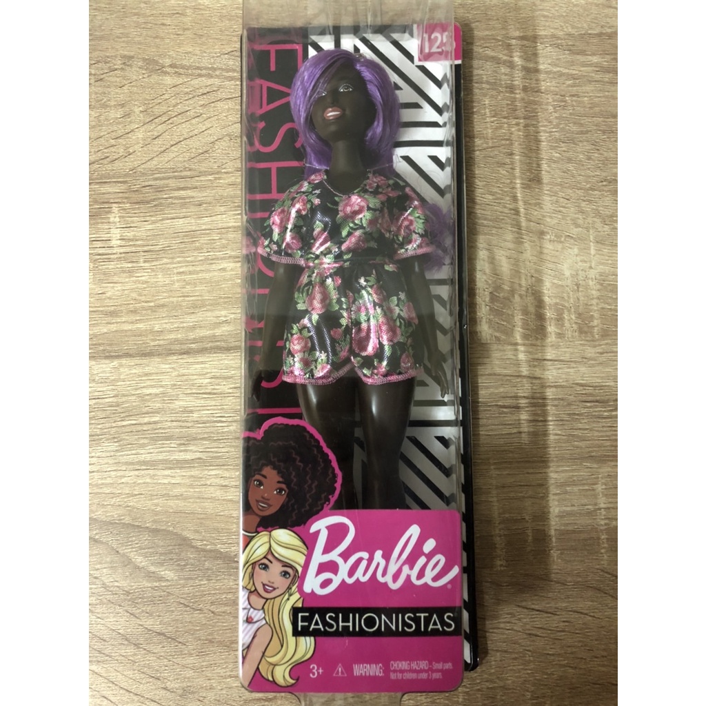 【現貨*】MATTEL Barbie 芭比娃娃 - 芭比 時尚達人 芭比娃娃 黑膚 碎花洋裝