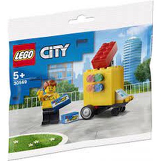 【積木樂園】樂高 LEGO 30569 CITY 城市系列 流動玩具店 Stand