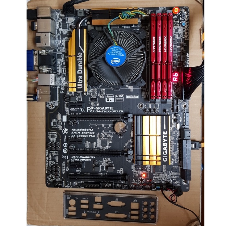 GIGABYTE 技嘉 GA-Z97X-UD7 TH 1150腳位主機板 有綁WINDOWS專業版數位授權 Z97