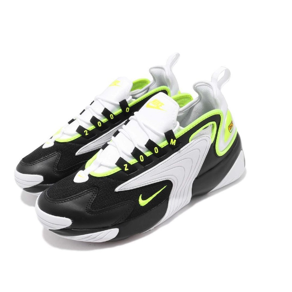 NIKE系列- ZOOM 2K 男款黑綠慢跑運動鞋-NO.AO0269004