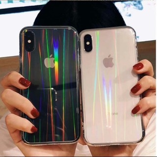 爆款極光 一體 玻璃殼 iphonexr iphonexsmax 玻璃 手機殼 iphone x 8 7 plus SE