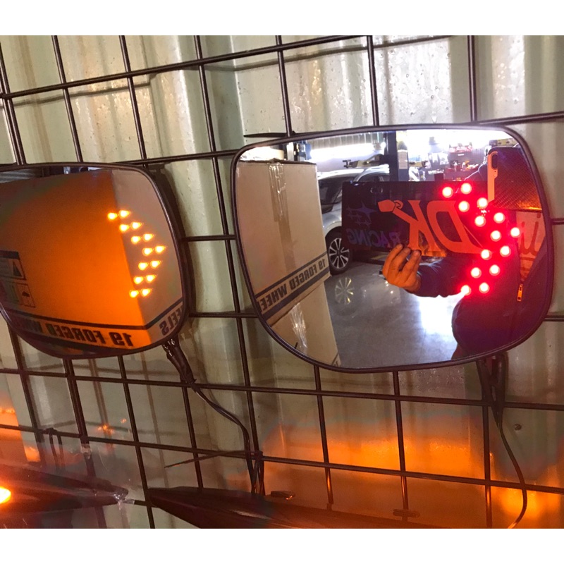 DK汽車保養LED精品防眩光藍鏡後視鏡片流水方向燈五代森5代森林人新XV IMPREZA 2018+OUTBACK
