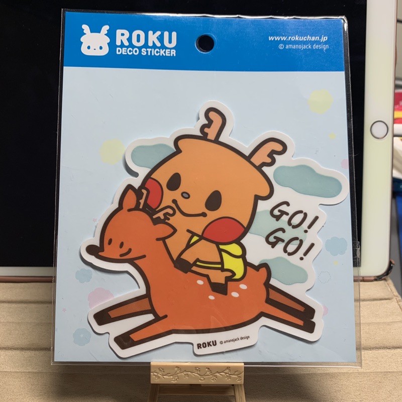 日本 奈良 吉祥物 小鹿 ROKU 鹿可 路克 貼紙 收藏
