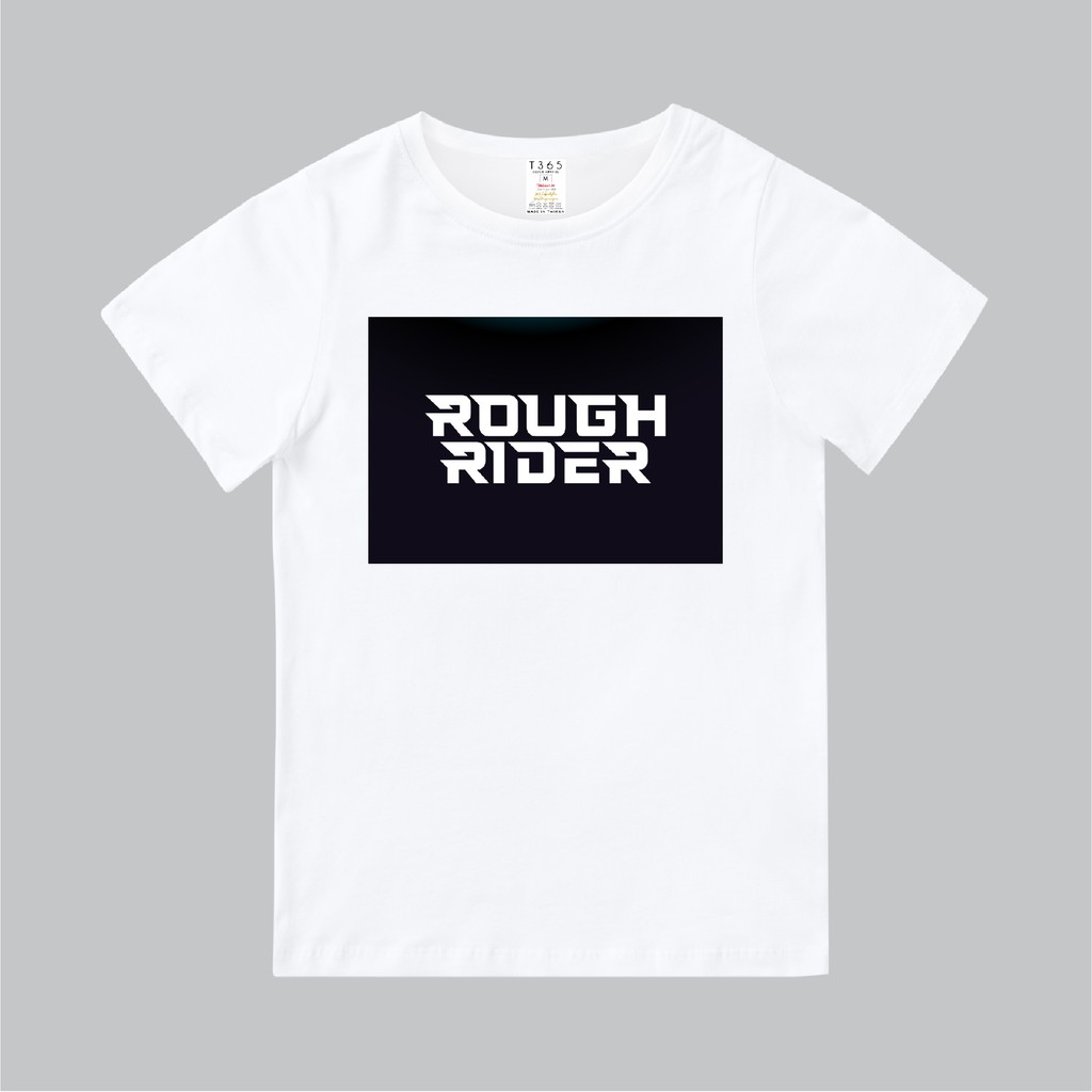 T365 台灣製造 親子裝 T恤 童裝 情侶裝 短T 標語 話題 口號 標誌 slogan ROUGH RIDER