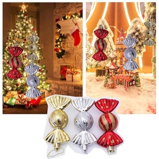 聖誕裝飾掛飾 5 件 / 套聖誕糖果彩球聖誕樹吊墜裝飾品