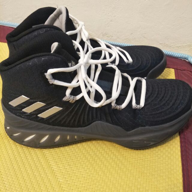 adidas 黑灰銀BOOST籃球鞋 crazy explosive