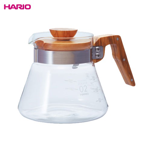 HARIO 橄欖木好握咖啡壺 0.6L