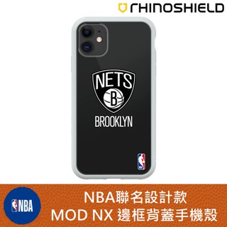 IPhone 犀牛盾 ★ NBA 聯名 Mod NX 防摔 手機殼 ★ Logo - 布魯克林籃網 Light