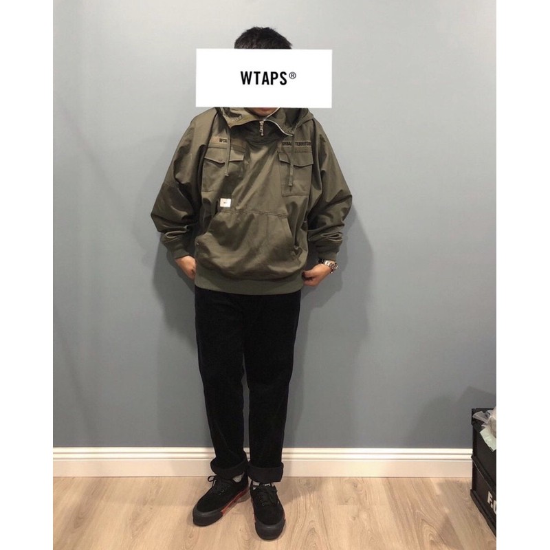 WTAPS 20AW SMOCK/LS/POLY.TWILL スモック黒S 01