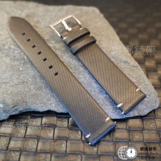 娜娜錶帶 快速出貨 斜紋 快拆 小牛皮 18mm 19mm 20mm 21mm 22mm 薄款錶帶 黑色錶帶 真皮錶帶
