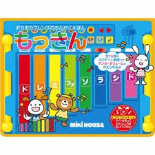 【全新現貨】日本mikihouse 木琴 有聲書 音樂書 miki house