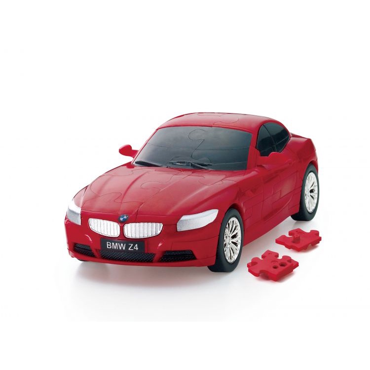 cp3-003 絕版3D立體塑膠60片日本正版 車 紅色 寶馬 BMW Z4 可以滑動