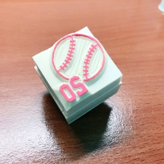 客製化 棒球橡皮章