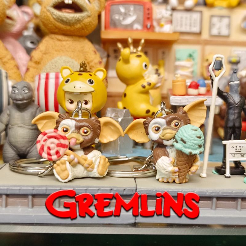 ⭐喔啦玩具店⭐ GREMLINS 小魔怪 鑰匙圈 吊飾 棒棒糖 冰淇淋 絕版老玩具 小精靈 玩具公仔