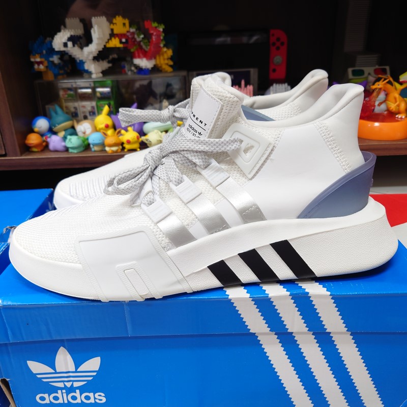 【小八】Adidas EQT Bask ADV White Silver 白藍 銀 EE5025