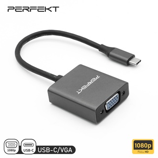 PERFEKT USB 3.1 Type C to VGA 影像訊號轉接器 MacBook Neo