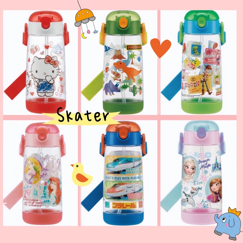 🇯🇵日本進口 Skater 吸管式水壺 兒童水壺 PET水壺 ❗️現貨❗️