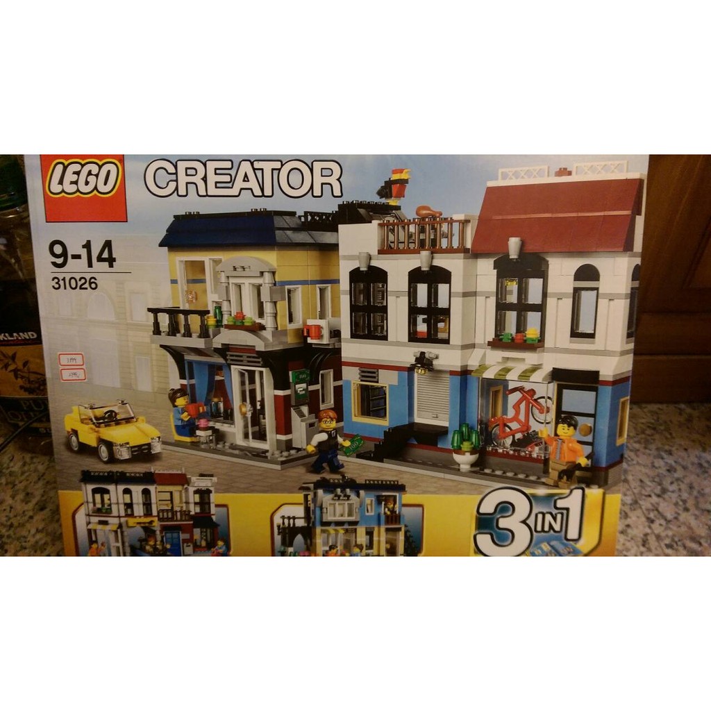 日安樂高 LEGO 31026 單車店與咖啡座