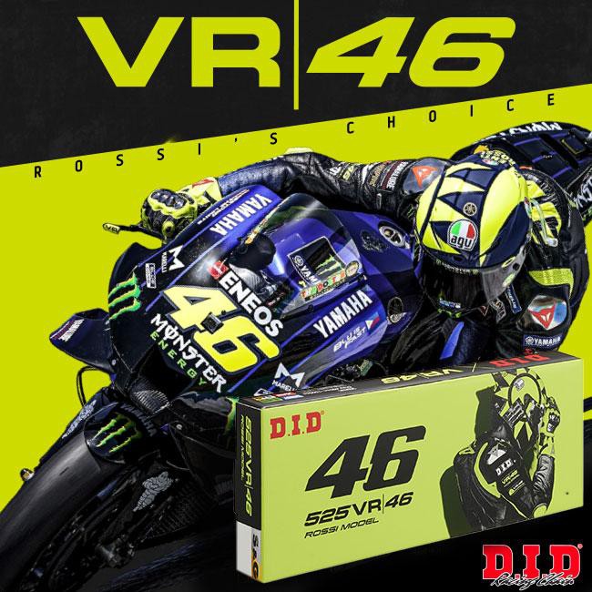 【DID】VR46 x D.I.D 特仕版鏈條 520*120目  428*132目 ROSSI聯名
