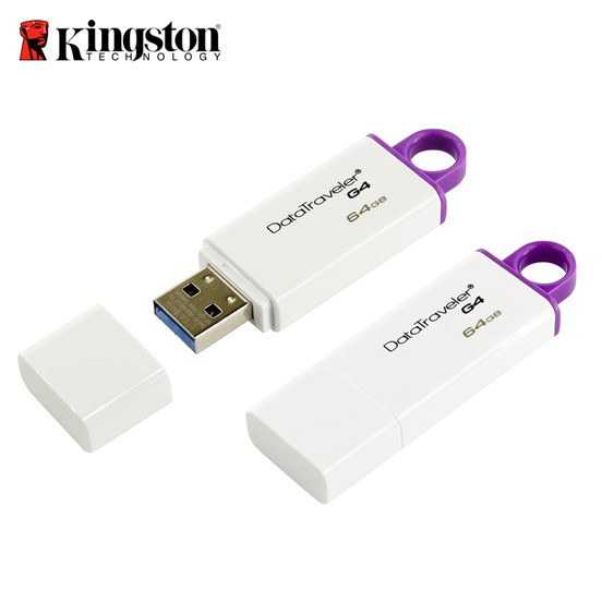 金士頓Kingston DataTraveler G4 64G 128G USB3.0 隨身碟 色彩繽紛的扣環 廠商直送