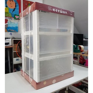 小毛收納『臺灣製 聯府LR30集寶三層抽屜櫃60L』含稅開發票 塑膠收納箱 收納櫃 三層櫃 白色無印風 KEYWAY