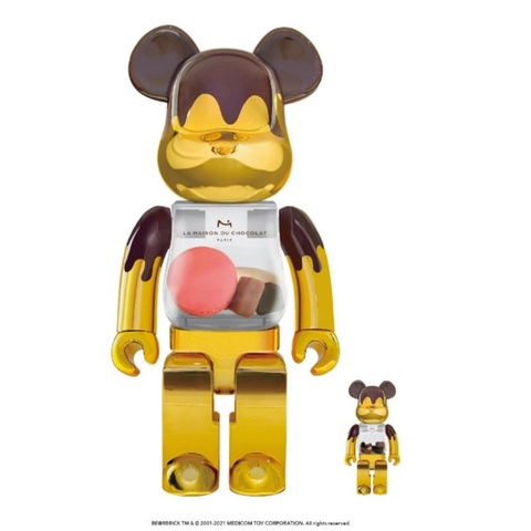 《瘋樂模玩》全新現貨 BE@RBRICK 澳門限定 巧克力 馬卡龍千秋 400%+100% 庫柏力克熊 人氣商品