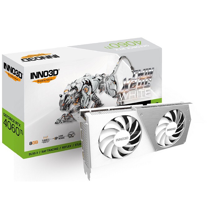 Inno3D 映眾 RTX 4060TI 8GB GDDR6 TWIN X2 OC WHITE 顯示卡 現貨 廠商直送