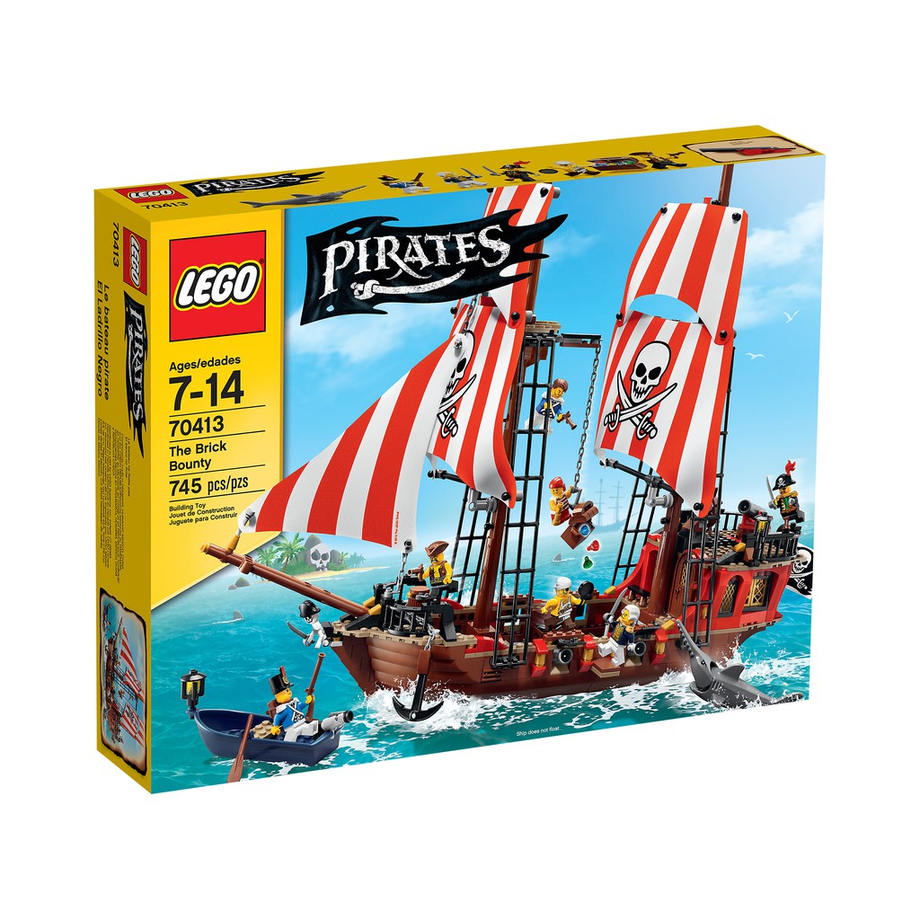 Lego 70413 海盜船海盜(二手有書) 4184 4195 10210 6243可參考| 蝦皮購物