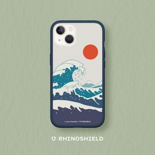 犀牛盾 適用iPhone Mod NX邊框背蓋手機殼∣ilovedoodle系列/貓咪海浪