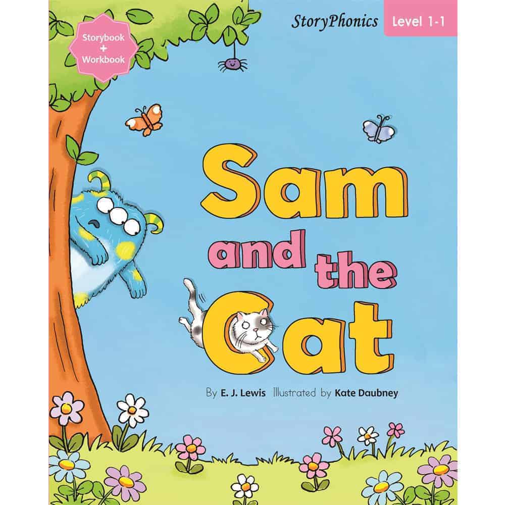 Story Phonics 1-1 : Sam and the Cat / E. J. Lewis 文鶴書店 Crane Publishing