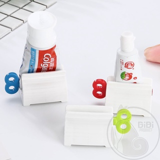 【臺灣現貨發票代開】懶人擠牙膏神器 日式擠壓器 生活家居浴室 廁所洗手間日用 手動旋轉擠壓日本牙膏洗面乳 創意發條造型